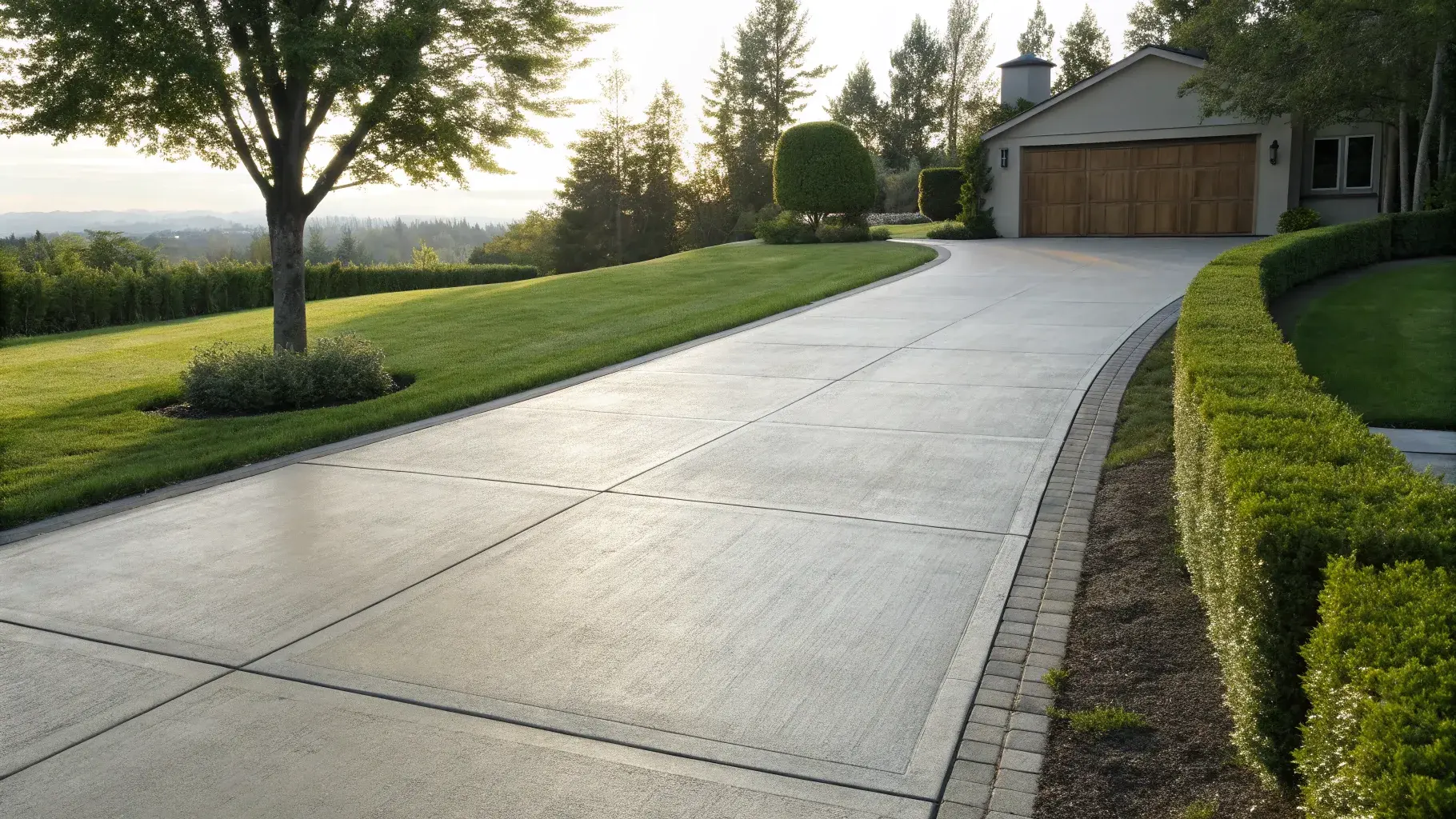 concrete driveway