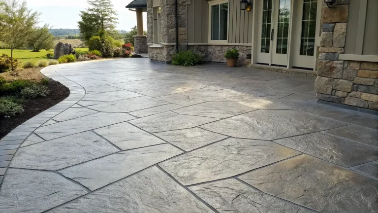 stamped concrete
