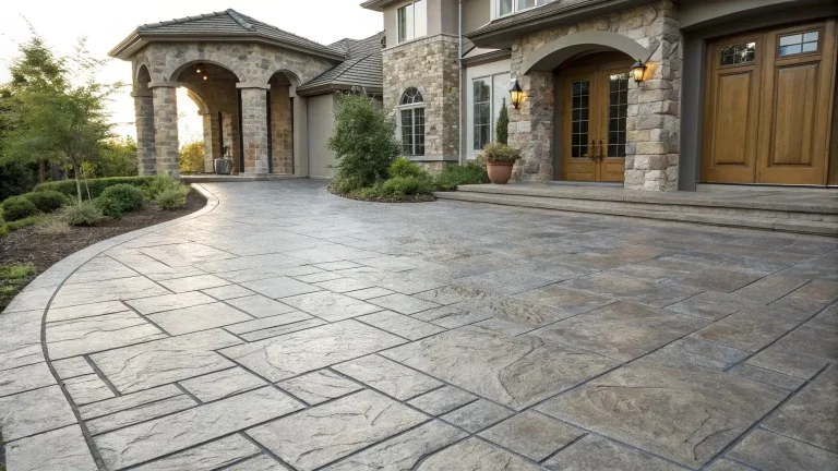 stamped concrete